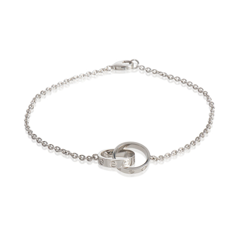 White Gold  Love Bracelet