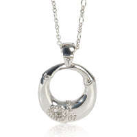 Sterling Silver Topaz Bamboo Necklace