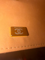 Chanel Tan Quilted Calfskin CC Flap Bag Handbag ad4