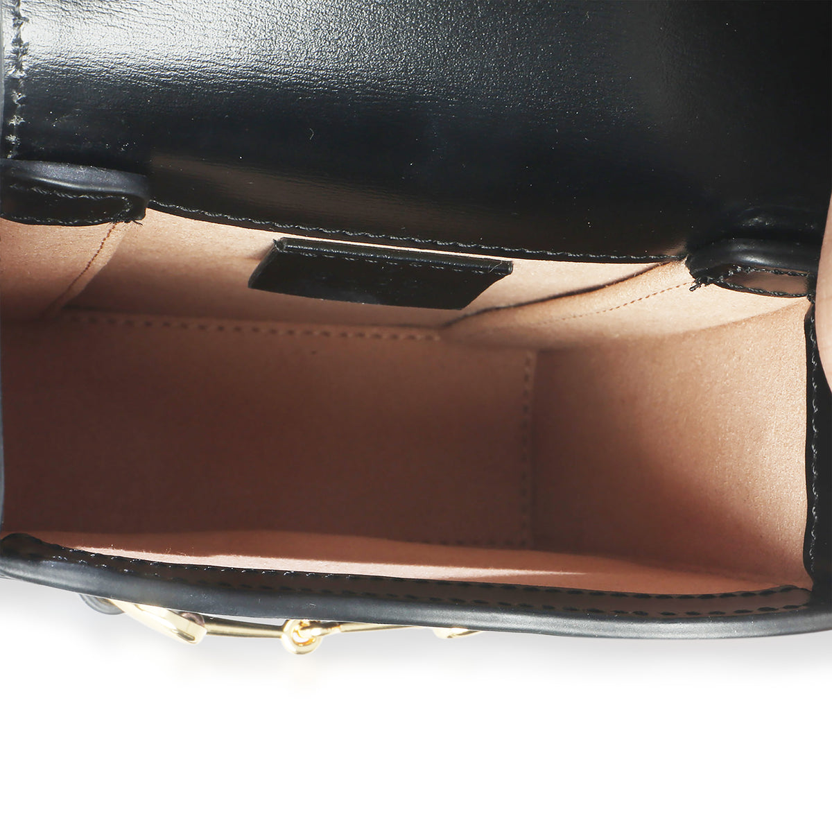 Black Boarded Plutone Calfskin Mini Horsebit 1955 Crossbody Bag