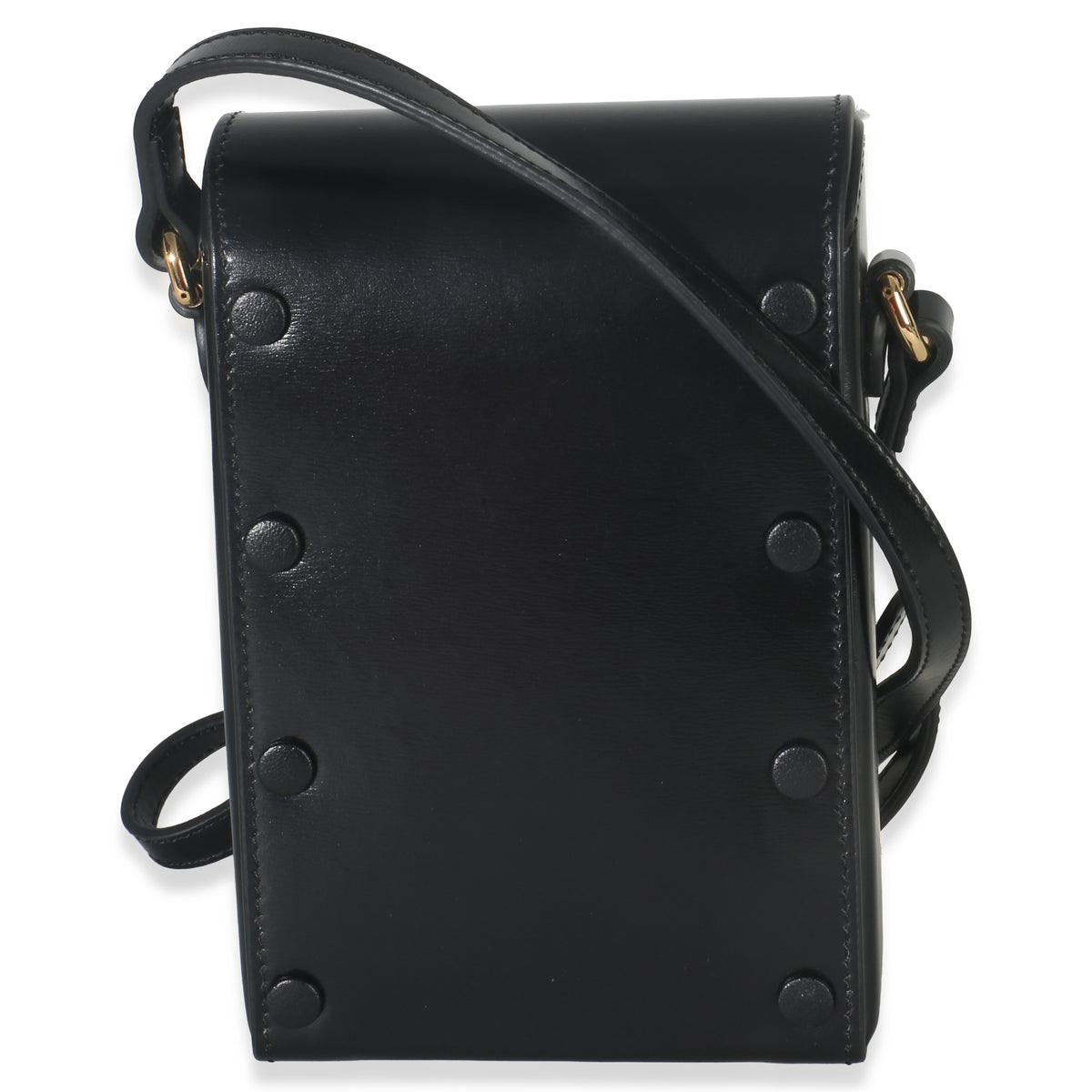 Black Boarded Plutone Calfskin Mini Horsebit 1955 Crossbody Bag