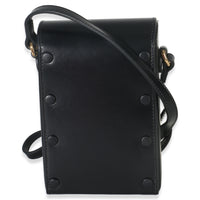 Black Boarded Plutone Calfskin Mini Horsebit 1955 Crossbody Bag