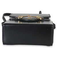 Black Boarded Plutone Calfskin Mini Horsebit 1955 Crossbody Bag