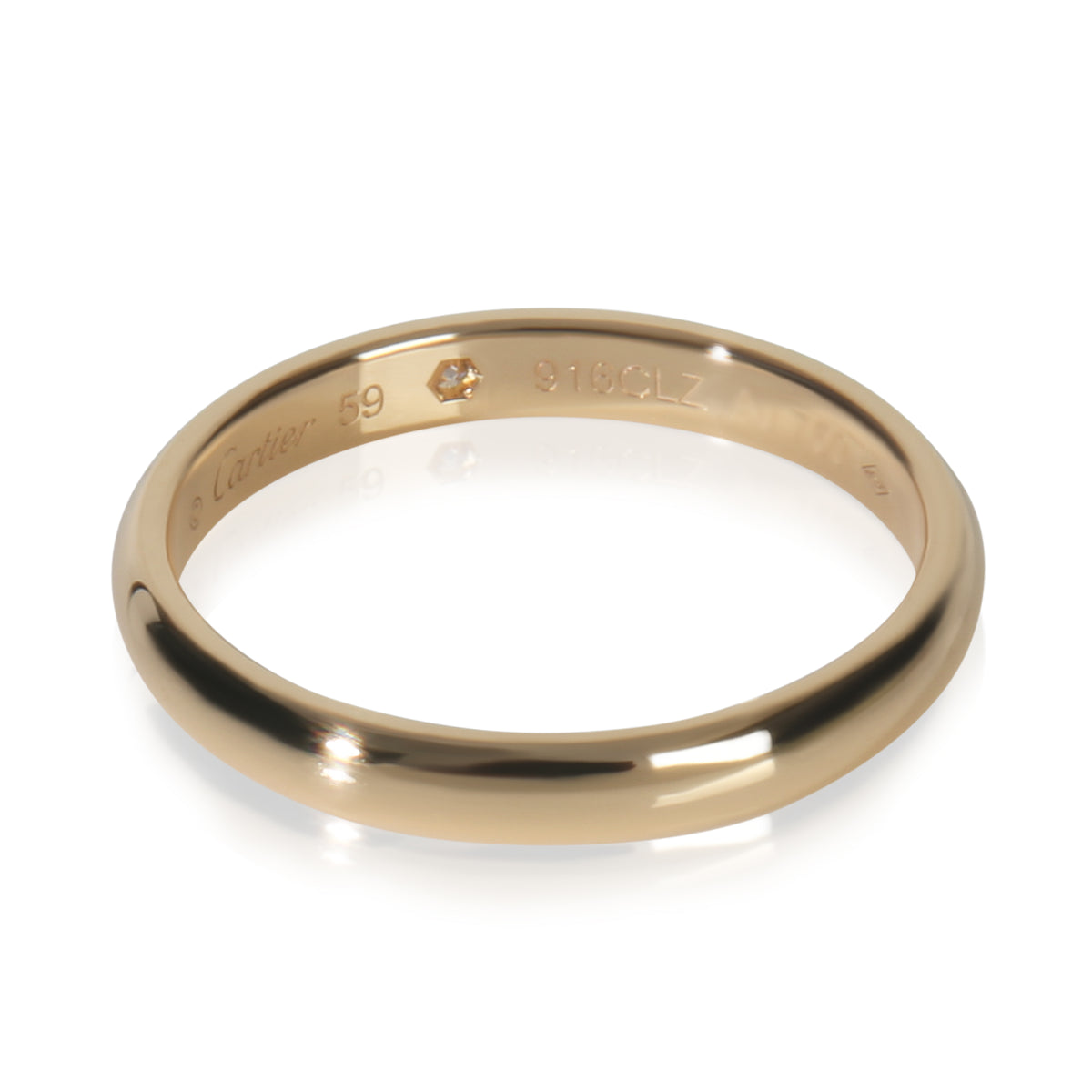 Cartier Yellow Gold Diamond C de  Band av