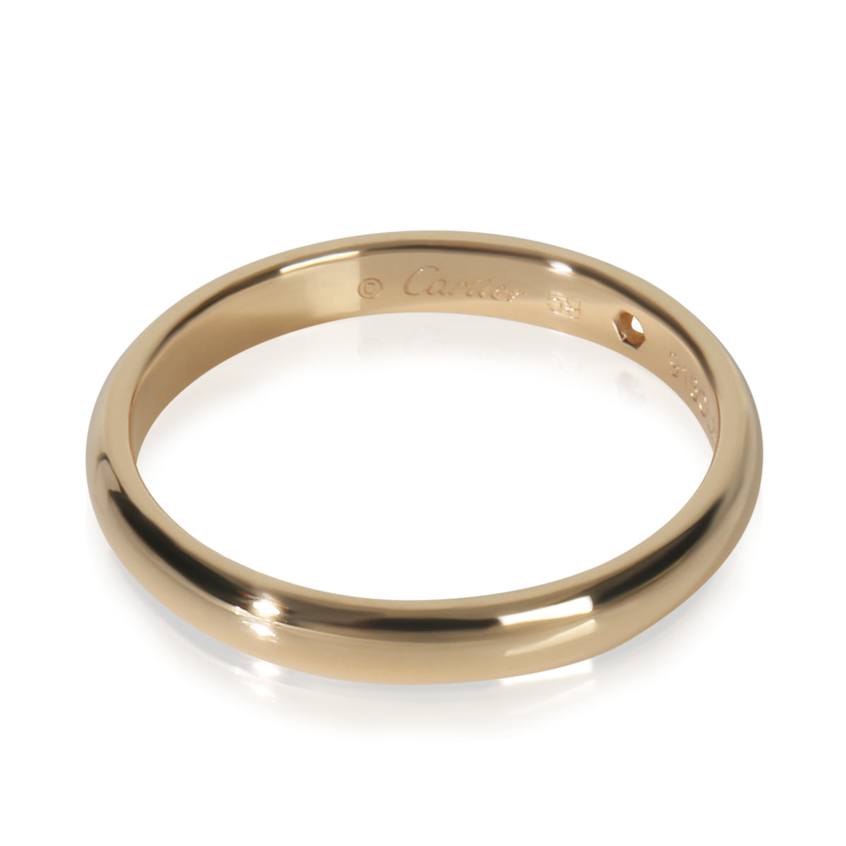 Cartier Yellow Gold Diamond C de  Band bv