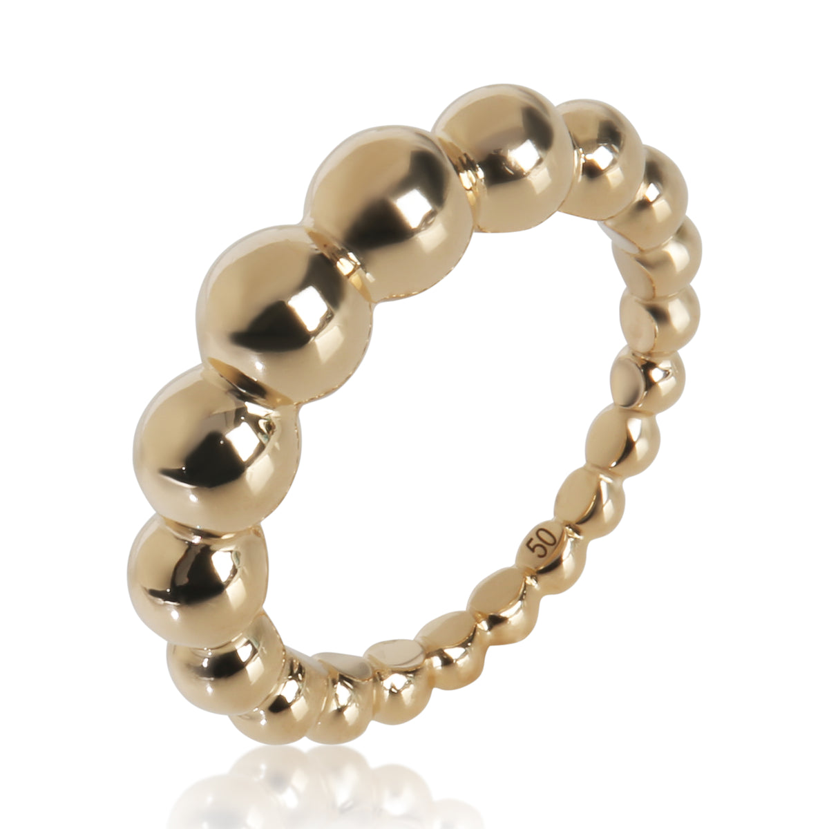 Yellow Gold  Perlee Ring