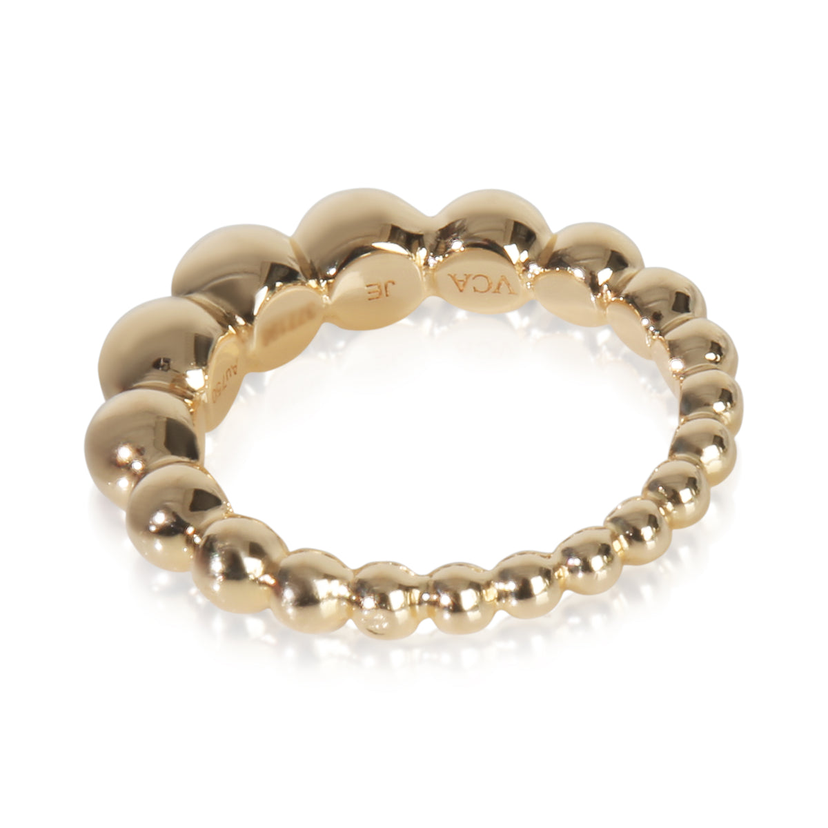 Yellow Gold  Perlee Ring