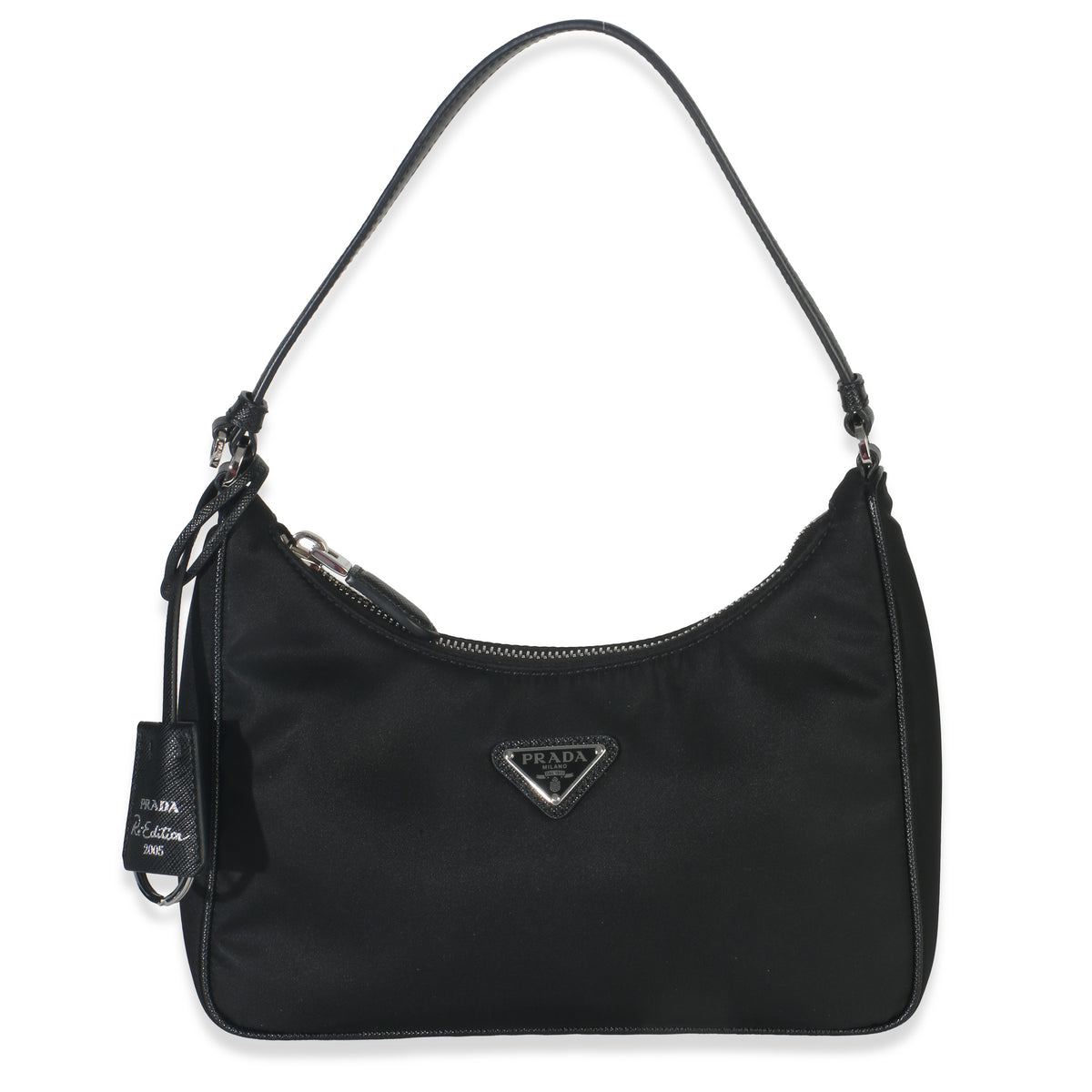 Black Tessuto Nylon Mini Re-Edition 2005 Bag
