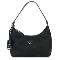 Black Tessuto Nylon Mini Re-Edition 2005 Bag