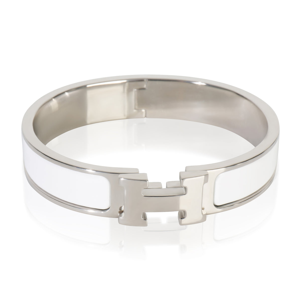 Clic H In Blanc Bracelet