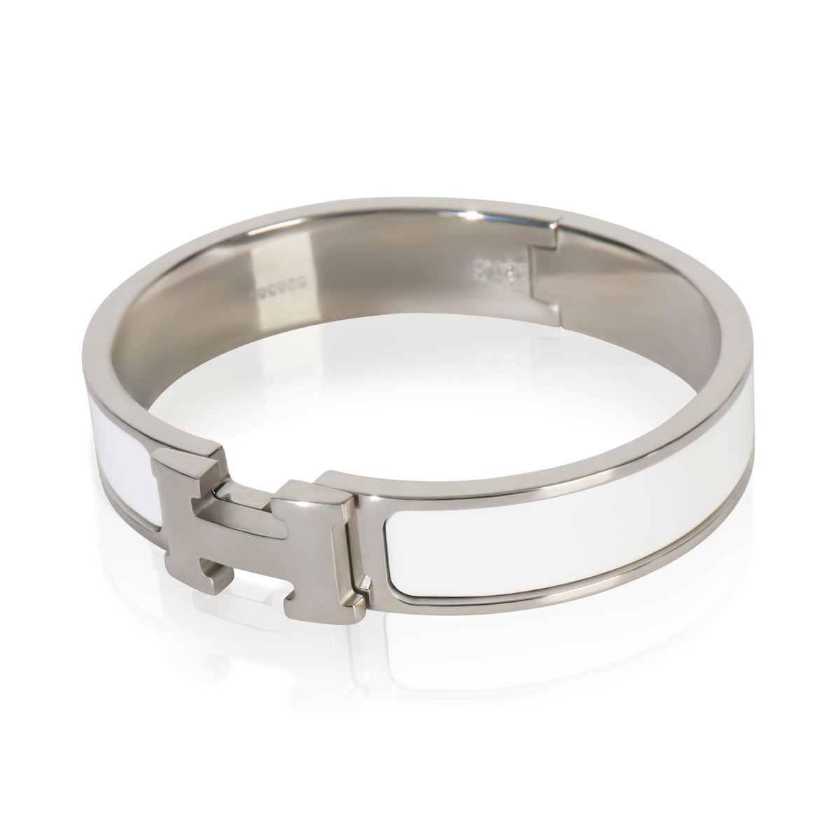 Clic H In Blanc Bracelet