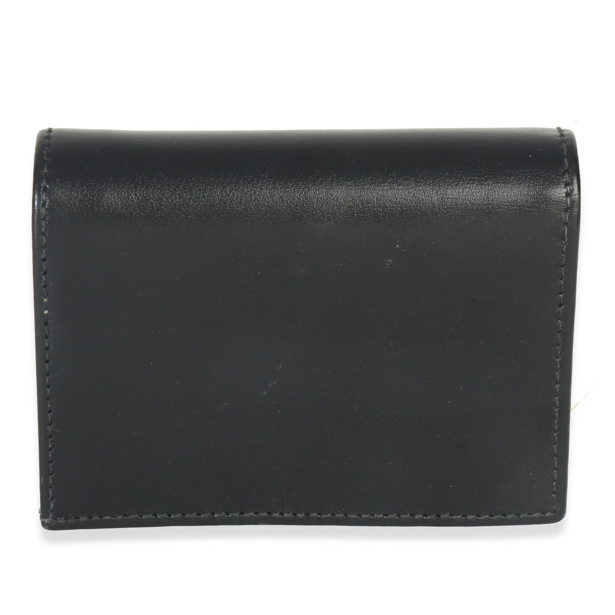 Gucci Black Calfskin Horsebit 1955 Card Case Handbag bv