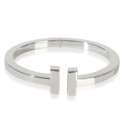 Sterling Silver  Tiffany T Square Hinged Bracelet