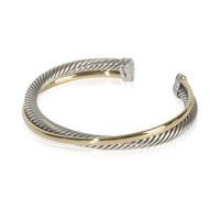Yellow Gold & Sterling Silver  Crossover Bracelet
