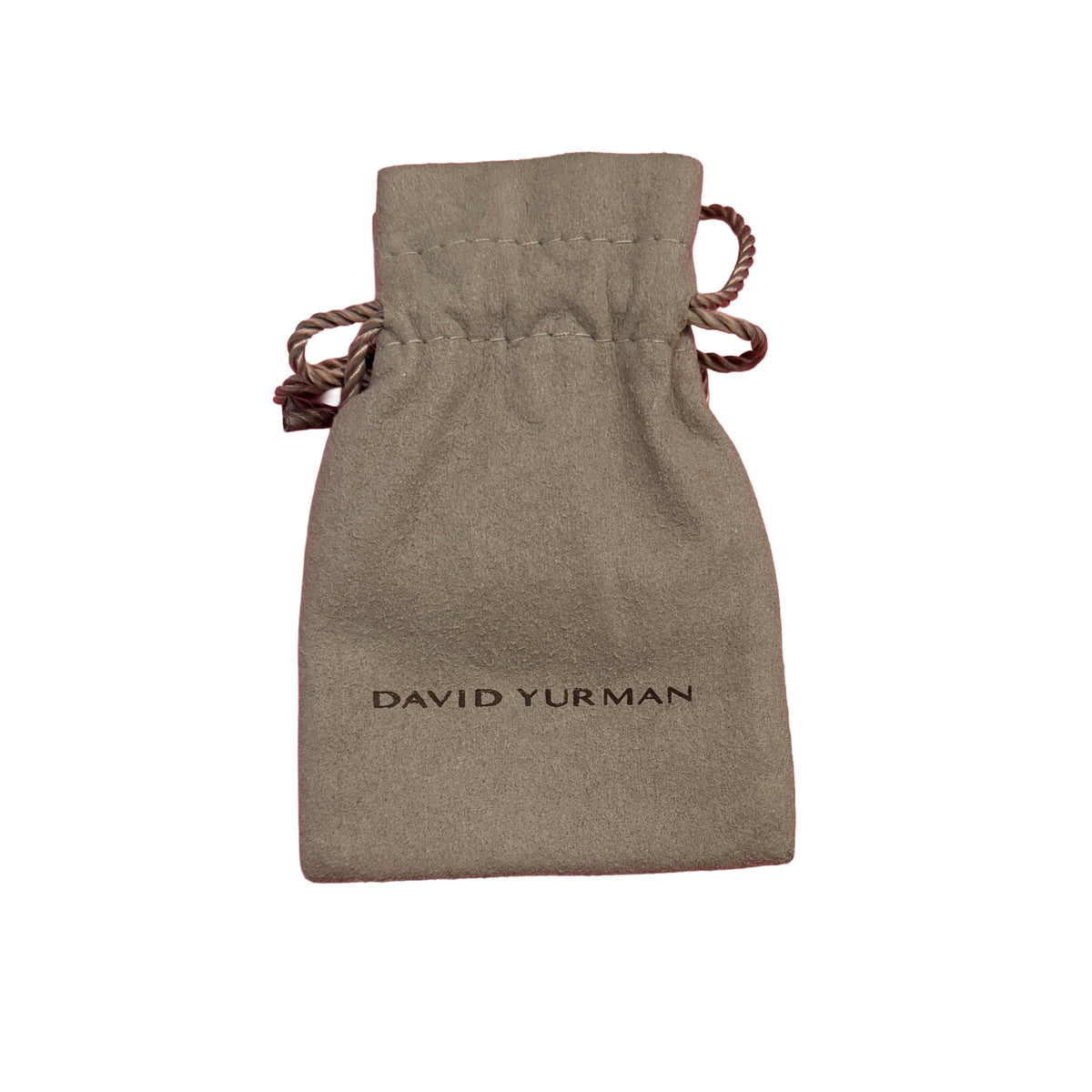 David Yurman Yellow Gold & Sterling Silver  Crossover Hoop Earrings box