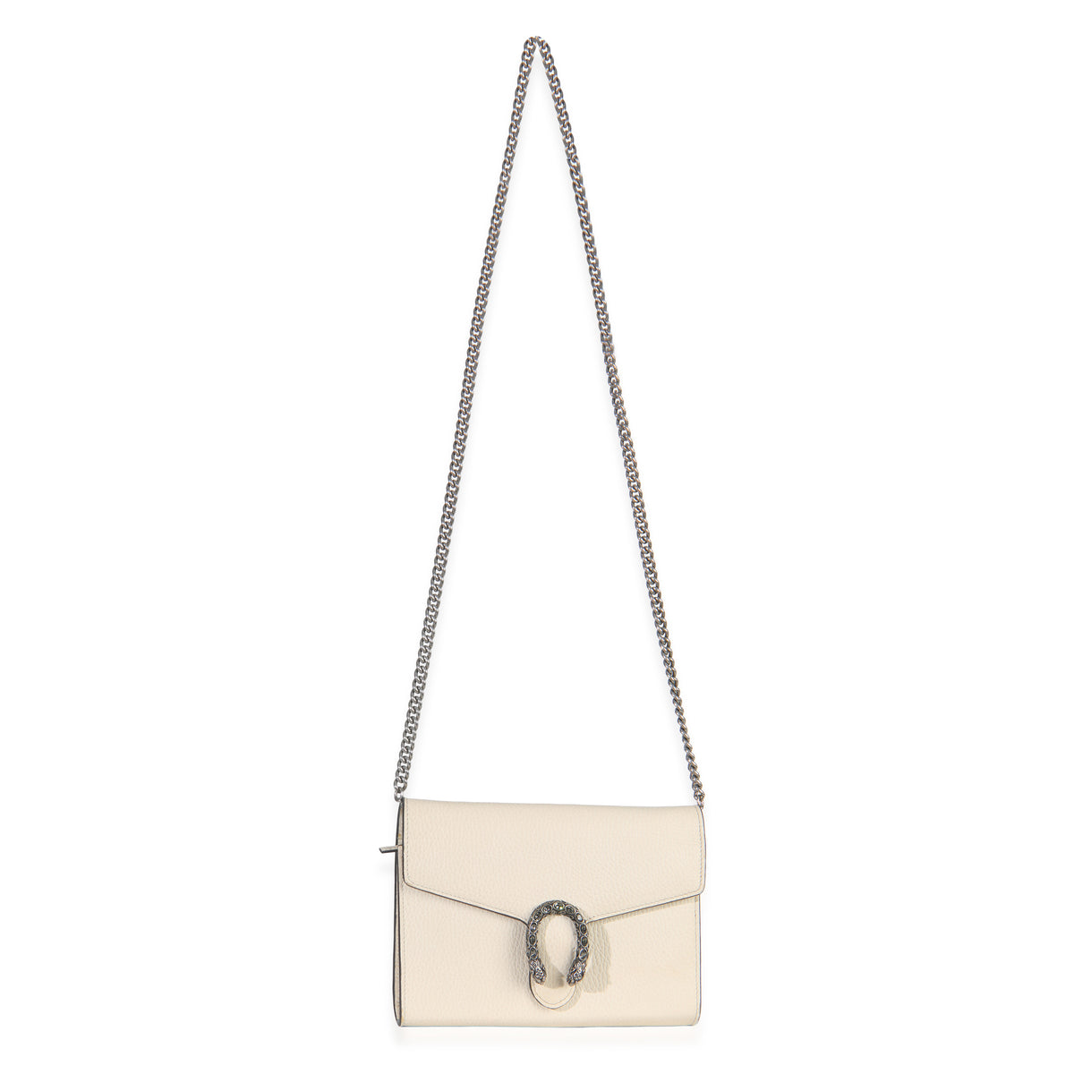 Gucci Mystic White Dollar Calfskin Mini Dionysus Chain Wallet Handbag ad1