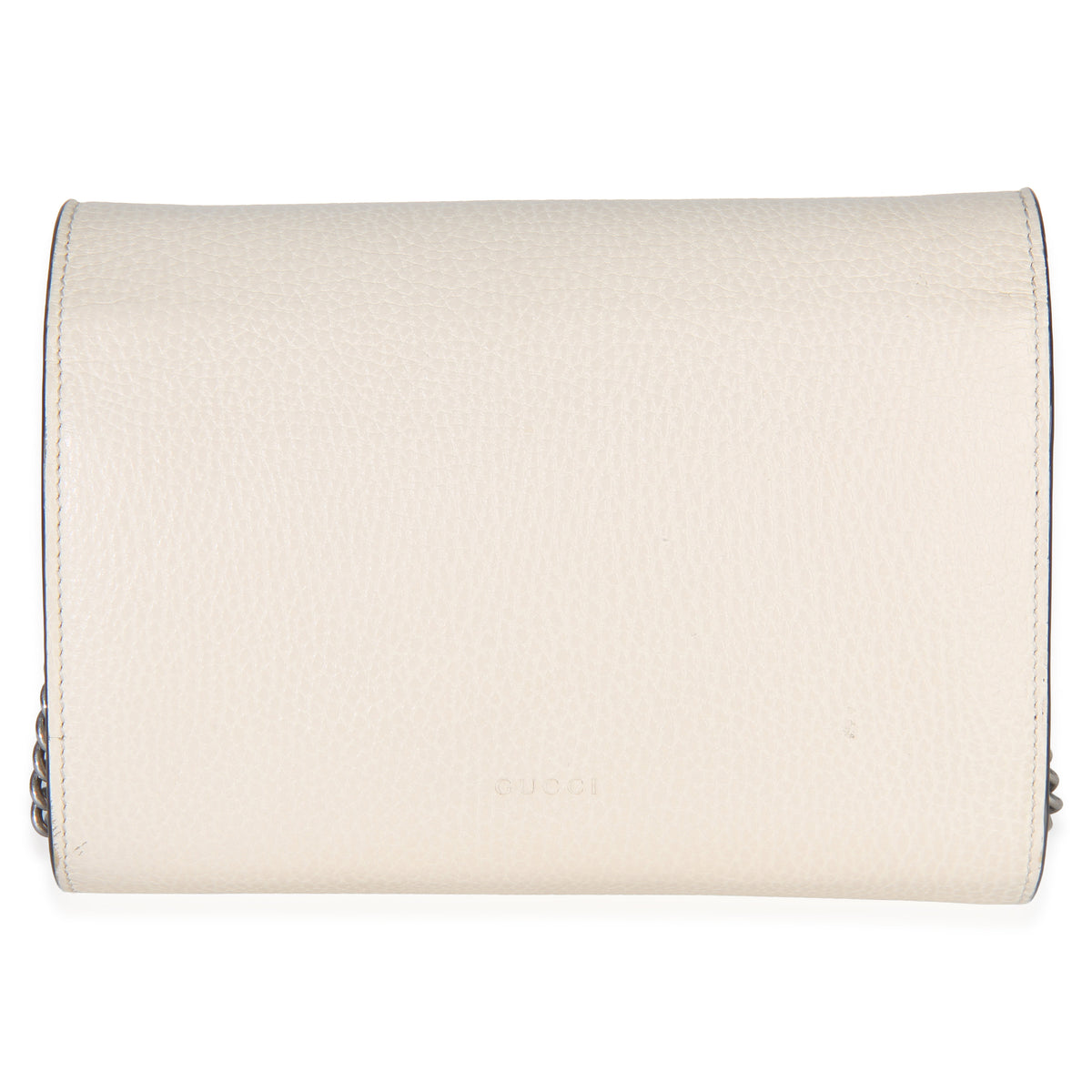 Gucci Mystic White Dollar Calfskin Mini Dionysus Chain Wallet Handbag bv