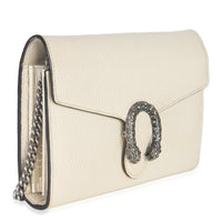 Gucci Mystic White Dollar Calfskin Mini Dionysus Chain Wallet Handbag pv