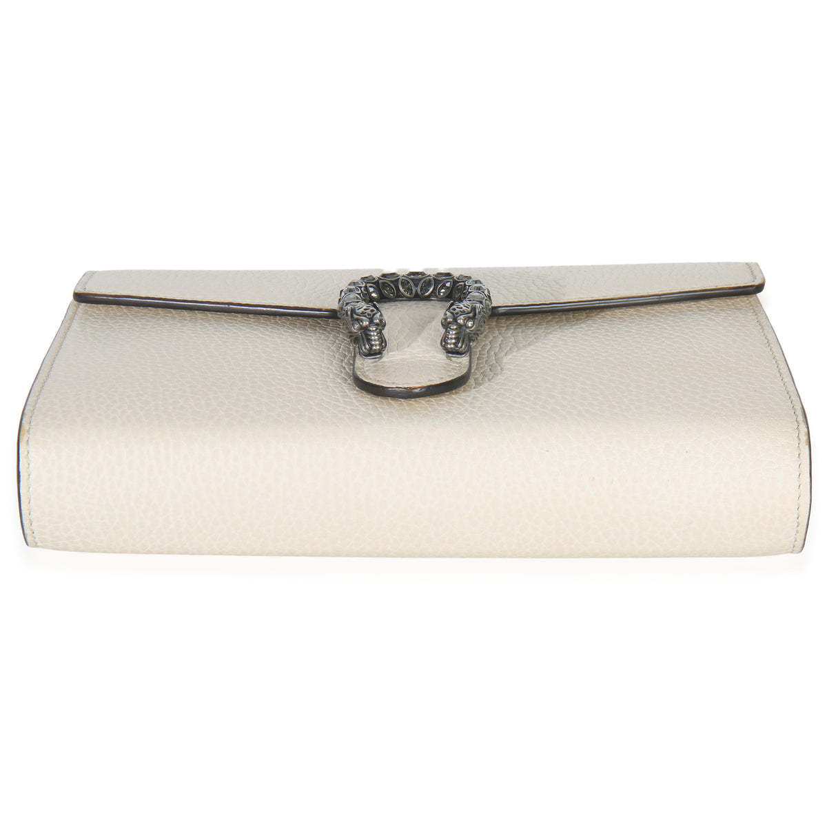 Gucci Mystic White Dollar Calfskin Mini Dionysus Chain Wallet Handbag stamp