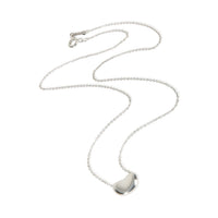 Tiffany & Co. Sterling Silver  Elsa Peretti Bean Pendant pv