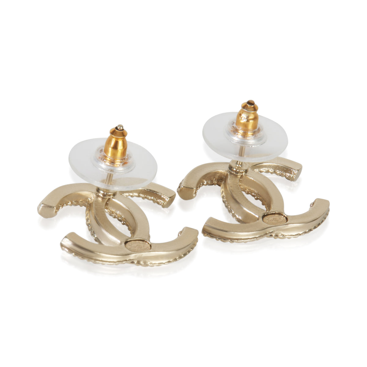 Gold-Plated  2019 Strass CC Earrings