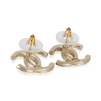 Gold-Plated  2019 Strass CC Earrings