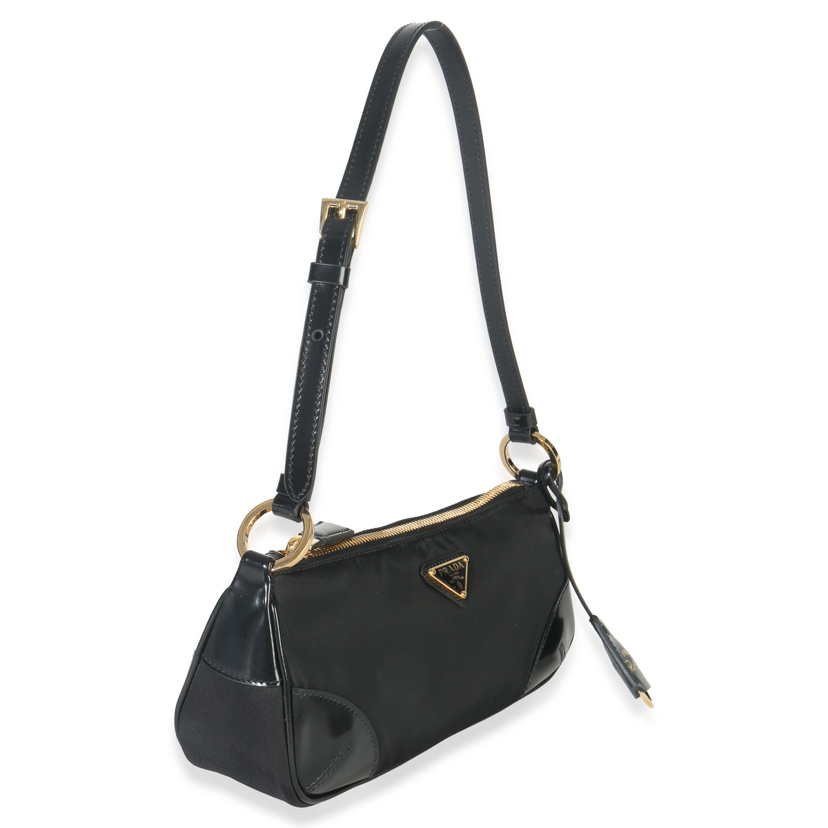 Prada Black Tessuto Nylon Re Edition 2002 Handbag bv