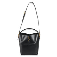 Saint Laurent Black Shiny Calfskin Small Le 37 Bucket Bag Handbag ad1