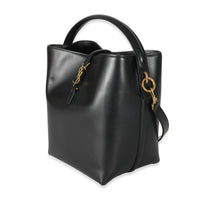 Saint Laurent Black Shiny Calfskin Small Le 37 Bucket Bag Handbag sv