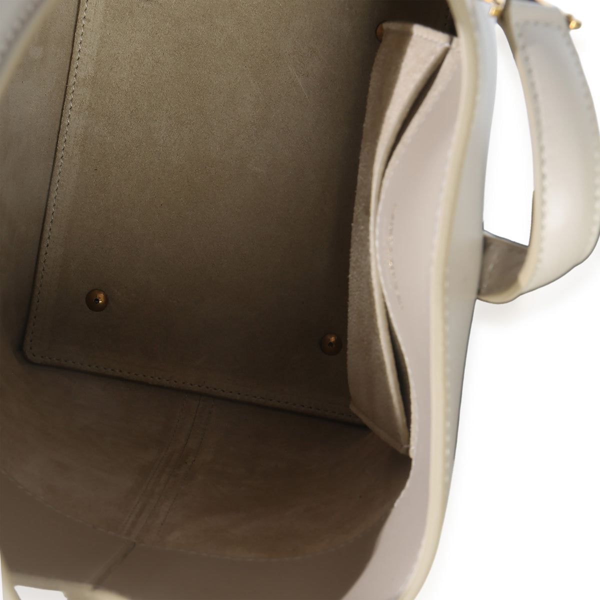 Saint Laurent Beige Shiny Calfskin Small Le 37 Bucket Bag Handbag ad1