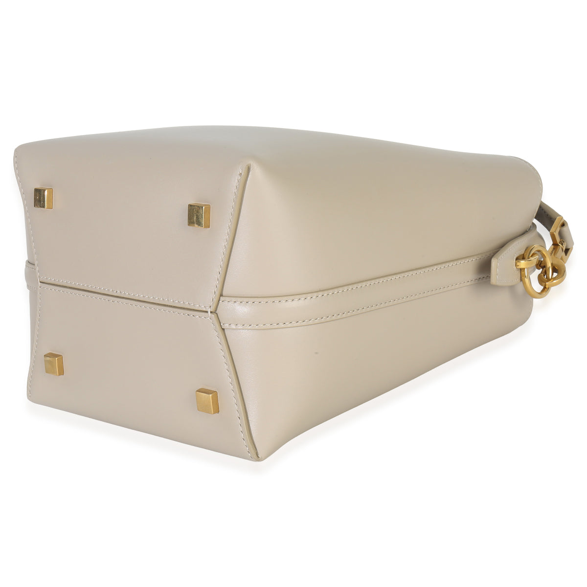 Saint Laurent Beige Shiny Calfskin Small Le 37 Bucket Bag Handbag box