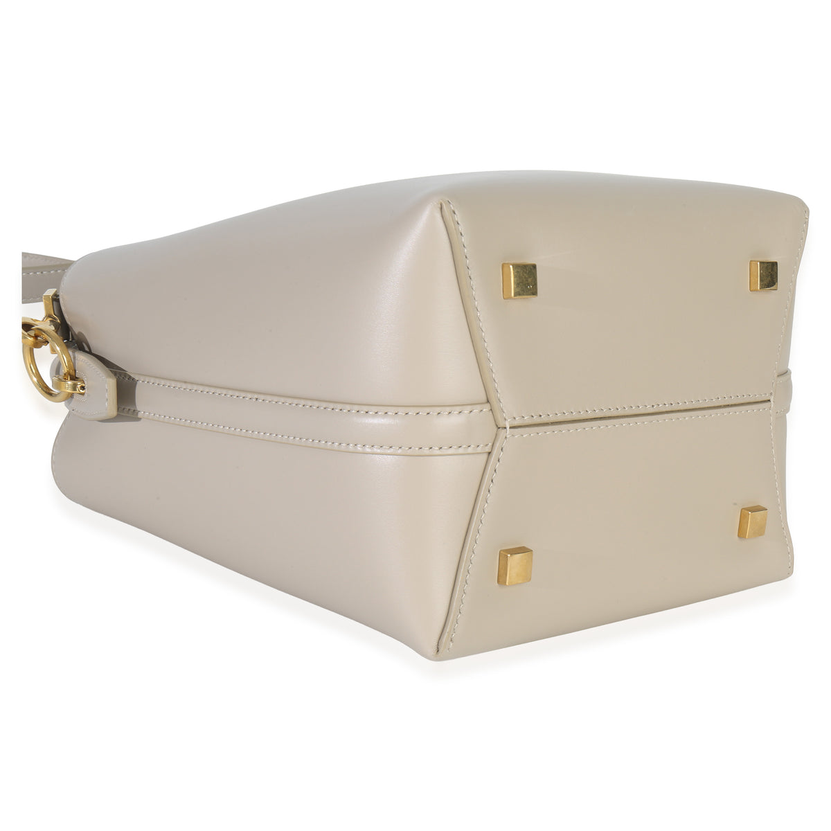 Saint Laurent Beige Calfskin Small Le 37 Bucket Bag Handbag clasp