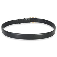 Black Taurillon Calfskin Medium 25mm Triomphe Belt 75