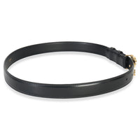 Black Taurillon Calfskin Medium 25mm Triomphe Belt 75