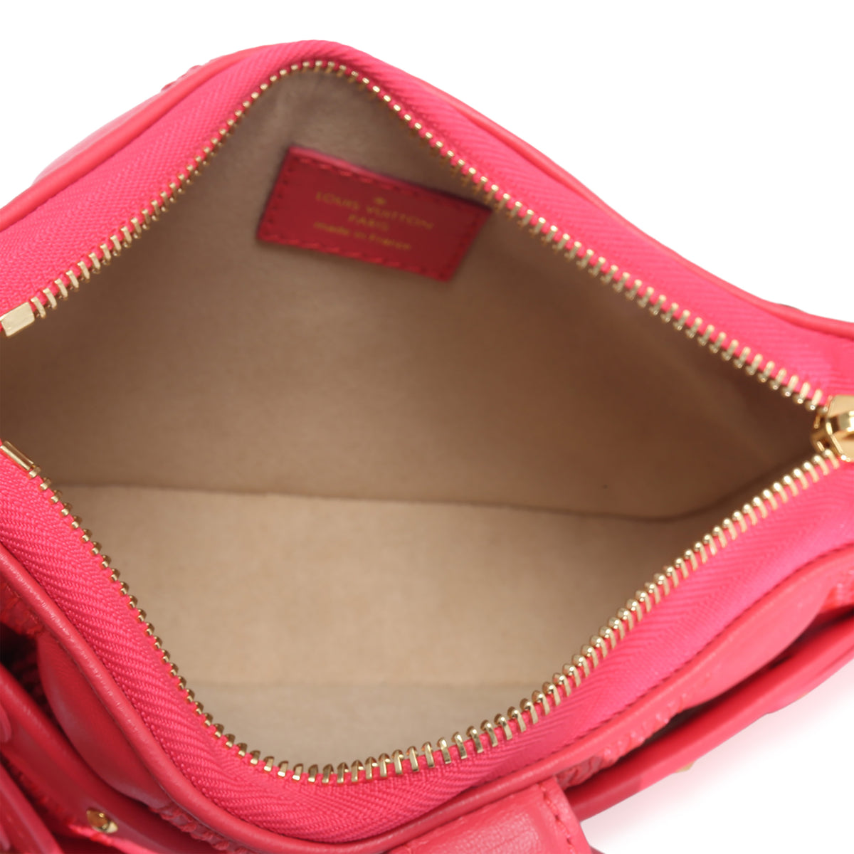 Louis Vuitton Rose Damier Quilted Lambskin Troca Pochette Handbag ad1