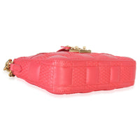 Louis Vuitton Rose Damier Quilted Lambskin Troca Pochette Handbag clasp