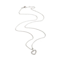 Tiffany & Co. Platinum Diamond Metro Heart Pendant pv