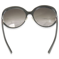 Christian Dior Black Pink Metal Diorelle Oversized Sunglasses pv