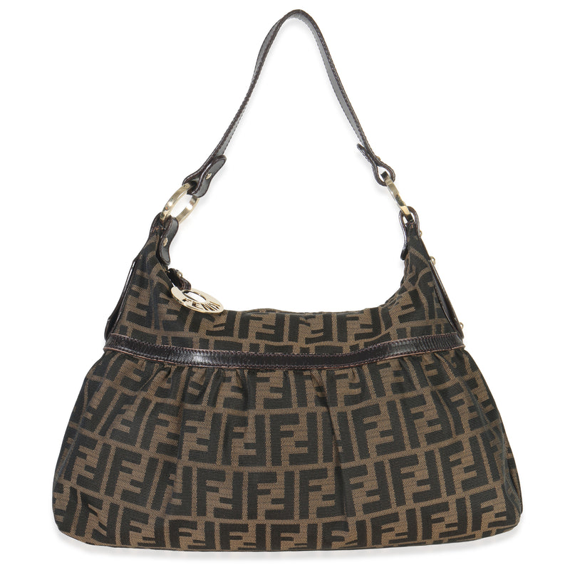 Brown Tobacco FF Zucca Canvas Medium Chef Tote