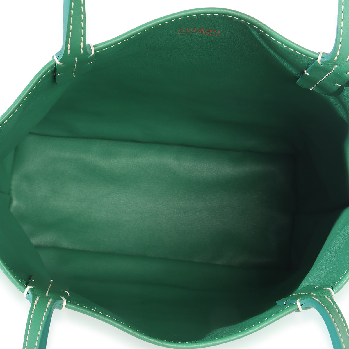 Goyard Green ine Canvas Reversible Mini Anjou Handbag av
