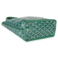 Goyard Green ine Canvas Reversible Mini Anjou Handbag clasp