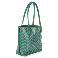 Goyard Green ine Canvas Reversible Mini Anjou Handbag pv
