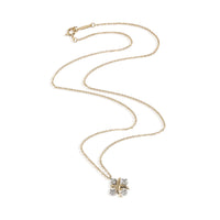 Yellow Gold & Platinum Diamond 16 Stone Pendant