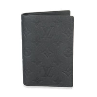 Black Monogram Empreinte Passport Holder