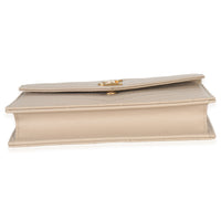 Dark Beige Grain De Poudre Cassandre Envelope Chain Wallet