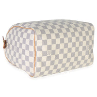 Louis Vuitton Damier Azur Canvas Speedy 25 Handbag clasp