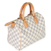 Louis Vuitton Damier Azur Canvas Speedy 25 Handbag pv