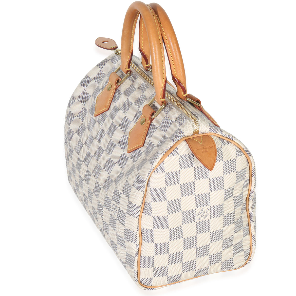 Louis Vuitton Damier Azur Canvas Speedy 25 Handbag sv