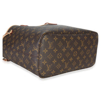Louis Vuitton Monogram Canvas Neverfull MM Handbag clasp