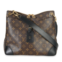 Black Monogram Canvas Odeon MM NM